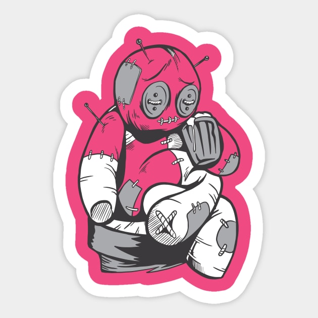 Sad Doll Sticker by amenwolf